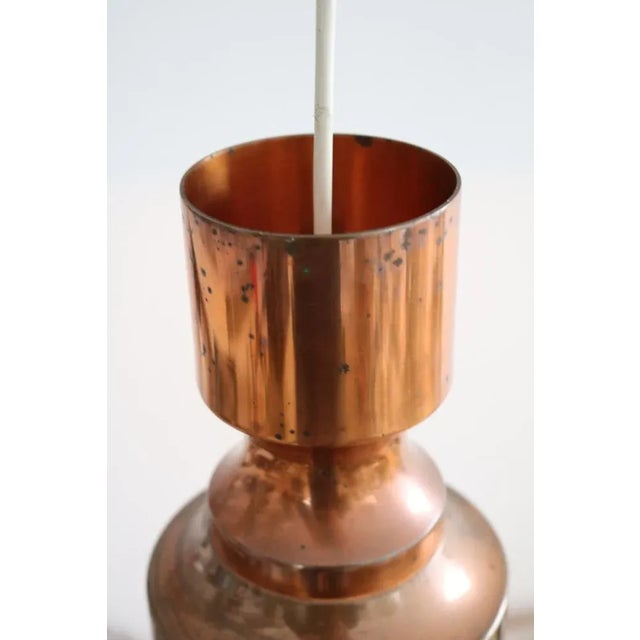 Danish Copper Pendant Lamp, 1960s For Sale - Image 6 of 7