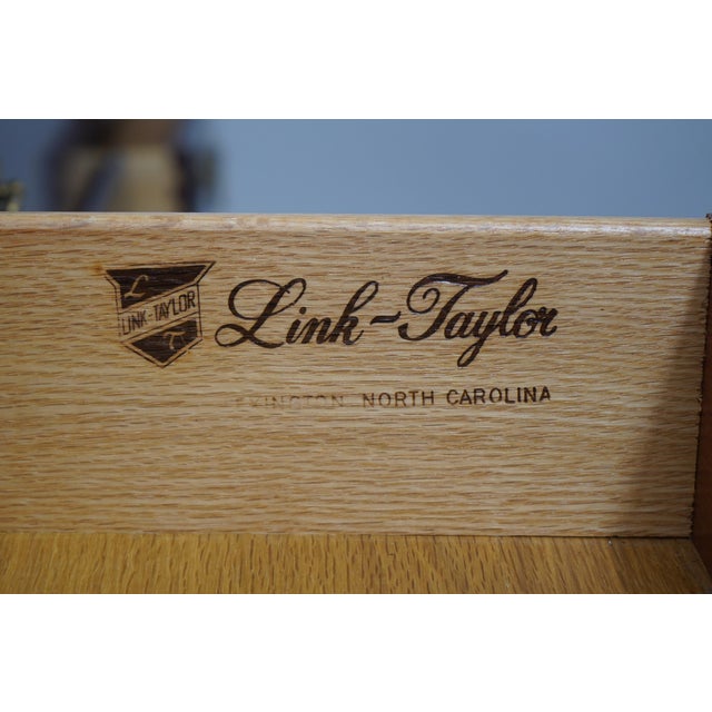 Link Taylor Solid Mahogany Bedroom Dresser W. Mirror For Sale - Image 11 of 12