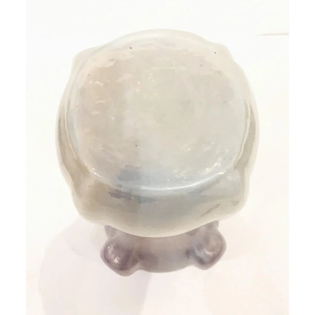 Early 20th Century Large Lavander Iridescent Loetz Vintage Art Glass Vase For Sale - Image 5 of 6