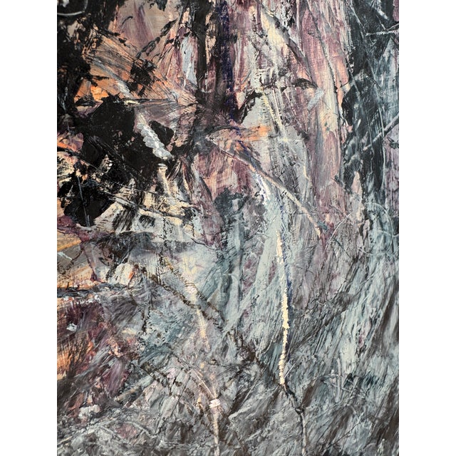 Abstract Expressionist Painting by Joan Jardine 2018 For Sale - Image 4 of 18