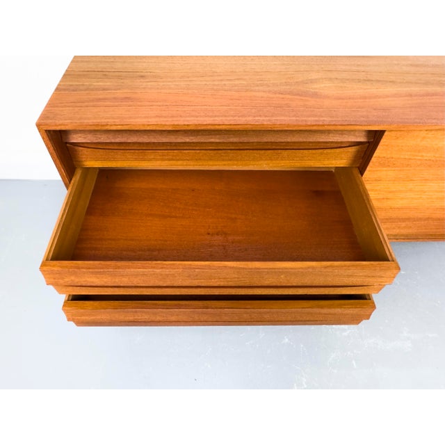 Brown Mid-Century Teak Sideboard from Franzmeyer Möbel, 1960s For Sale - Image 8 of 18