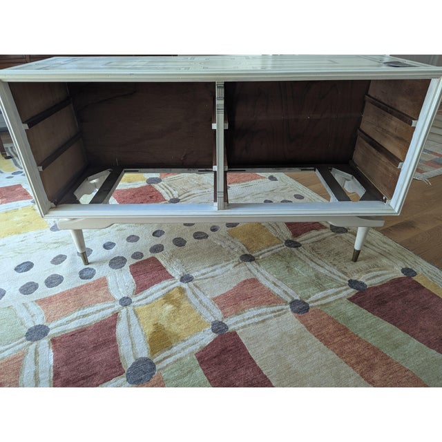 Mid 20th Century Italian Architectural Dresser in the Style of Fornasetti For Sale - Image 9 of 18