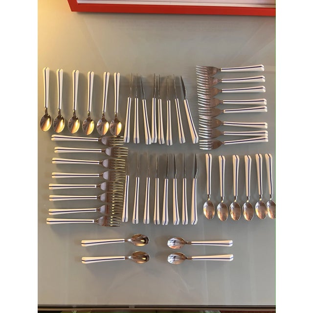 Air France Cutlery by Nathalie Georges, 1980s, Set of 48 For Sale - Image 13 of 17