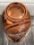 1950s 1950s Copper Dipped Terra Cotta Floral Vase For Sale - Image 5 of 6
