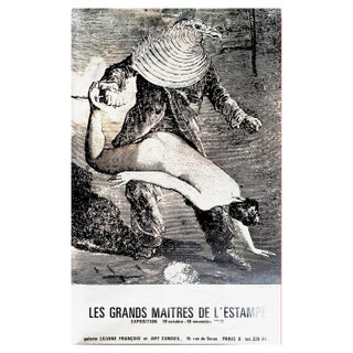 Max Ernst, Mirror, Galerie Liliane Francois Poster, 1972, Original Screenprint For Sale