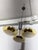 Mid-Century Modern Three-Light Chandelier with Murano Glass Diffusers, Italy, 1970 For Sale - Image 3 of 13