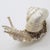 Vintage Italian Handmade Genuine Silver Life Size Snail Solid Figurine, Made in Vicenza (Vi, Italy) For Sale - Image 4 of 11