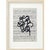 Paper 14.6" by 17.3" Natural Wood Shadow Box Framed Original Drawings 'Black and White Floral Abstractions on Music Score Sheets' #4 - Wall Gallery For Sale - Image 7 of 11