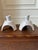 Mid 20th Century Vintage Handcrafted Signed Atomic Glazed Terracotta Candleholders - A Pair For Sale - Image 5 of 18