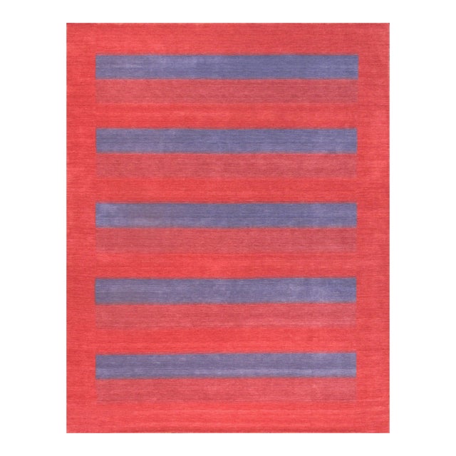 Pasargad Home Gramercy Red Area Rug, 5' 0'' X 7' 0'' For Sale