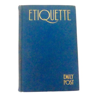 Emily Post Art Deco Etiquette Book For Sale
