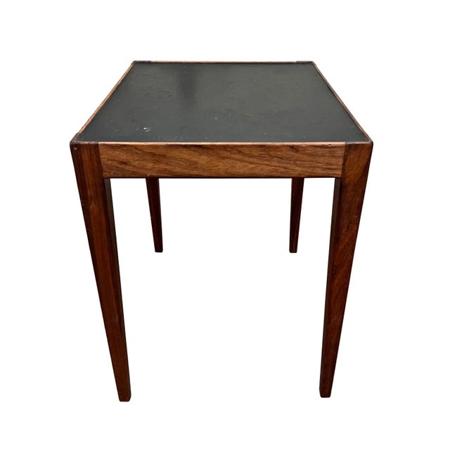 Wood Pair of Danish Modern End Tables For Sale - Image 7 of 12