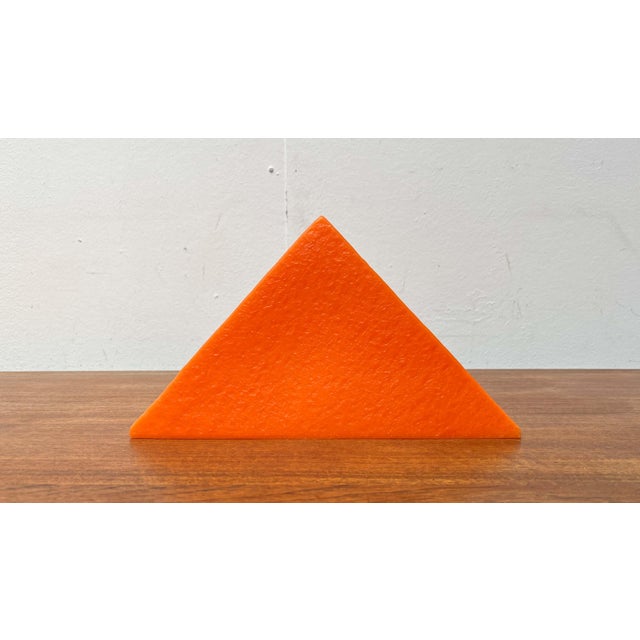 Postmodern Orange Prism Shape Floor or Table Lamp from Heico, 1980s For Sale - Image 11 of 18