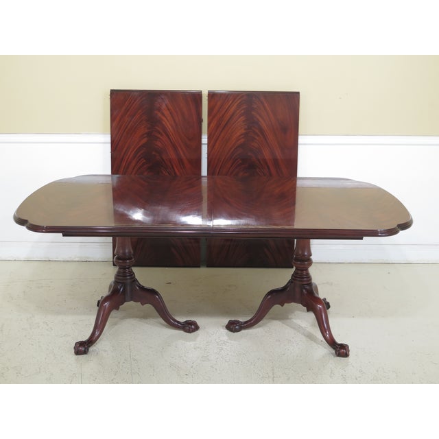 Henkel Harris Flame Mahogany Claw Foot Dining Room Table Chairish