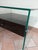 Secret Glass and Black Lacquered Wood Bedside Table, Italy, 1990s For Sale - Image 9 of 14