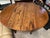 Antique Oak Wood Drop Leaf Dining Table For Sale - Image 4 of 10