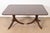 Wood Baker Furniture Style Georgian Mahogany Double Pedestal Extension Dining Table, Newly Refinished For Sale - Image 7 of 11