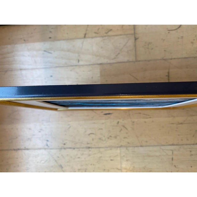 Gilbert Pauli, Blue and Grey Abstract Composition No. 1, Oil on Canvas, 2005 For Sale - Image 7 of 9