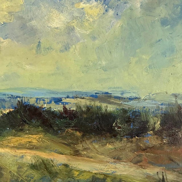 Mid-Century Framed Oil Painting on Panel by Henri Lemoine For Sale - Image 14 of 18