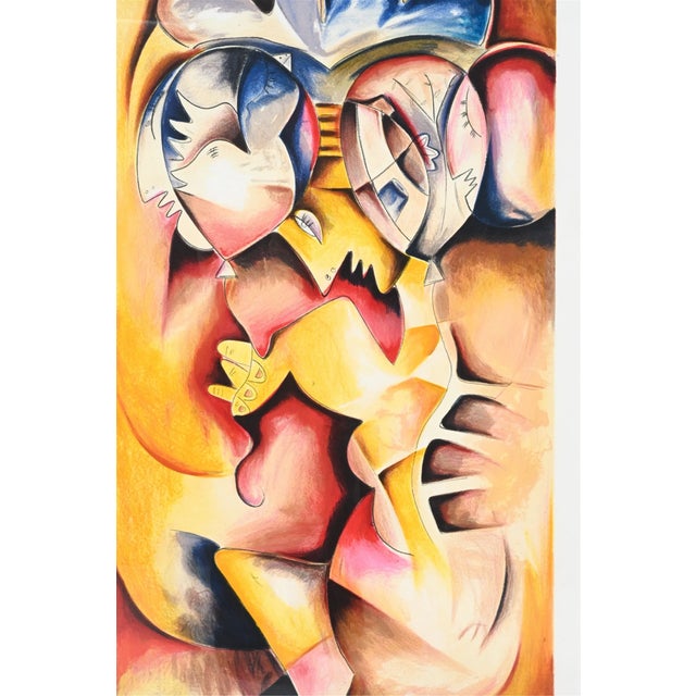 2000 - 2009 Alexandra Nechita Original Signed Lithograph Framed For Sale - Image 5 of 5