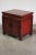 1860s Elm Red Lacquered Nightstand For Sale - Image 4 of 8