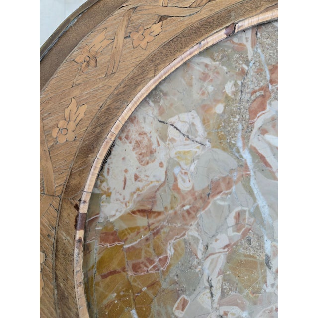Early 20th Century Antique French Bronze & Marble Coffee Table W Rams Heads For Sale - Image 5 of 13