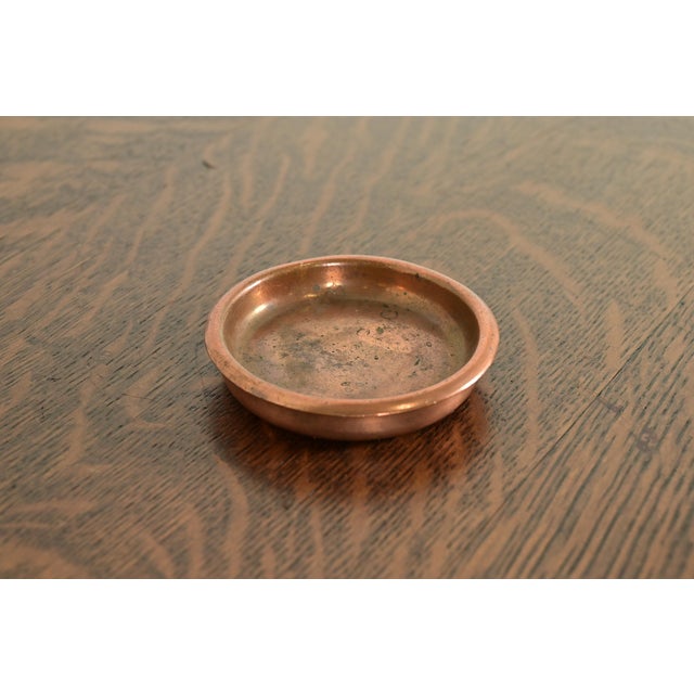 Heintz Art Metal Shop Heintz Arts & Crafts Bronze Ashtray or Catchall For Sale - Image 4 of 8