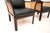 Vintage Danish Leather and Cane Chairs by Illum Wikkelso for CFC Silkeborg, 1960, Set of 2 For Sale - Image 9 of 11