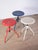 Adjustable metal stools in good working condition. minimum height is 40 cm, maximum height is 58cm, diameter of seat is 30...