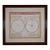 Theories of Planetary Motion: An 18th C. Framed Celestial Map by Doppelmayr, 1736 For Sale
