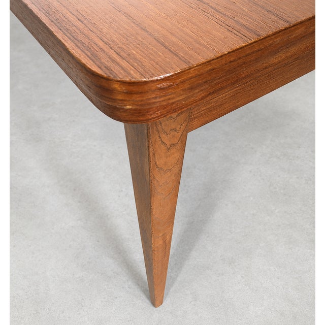 Wood Scandinavian Extendable Teak Dining Table, 1960s For Sale - Image 7 of 9