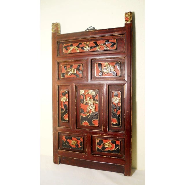 Antique Chinese Gold Gilt Temple Carved Panel, Circa 1800-1849 For Sale - Image 11 of 11