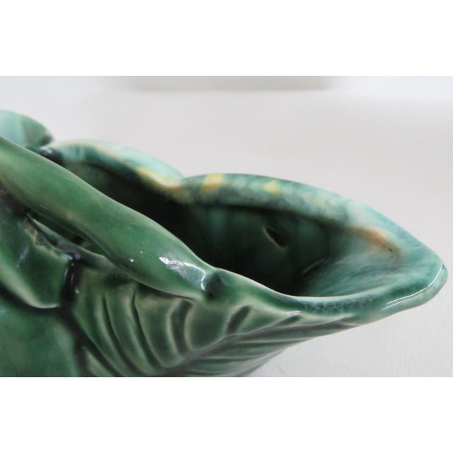 1950s Mid Century Modern Phil Mar Deer Tv Lamp Planter Green Ceramic Works 4501b For Sale - Image 9 of 15