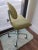 1970s Avocado Dept of Education MCM Industrial Rolling Chair For Sale - Image 4 of 13