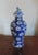 19th Century Chinese Blue & White Porcelain Garniture Vase in Hawthorne Pattern For Sale - Image 9 of 11