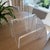 Contemporary Acrylic Magazine Rack by Interlude Home For Sale - Image 3 of 8