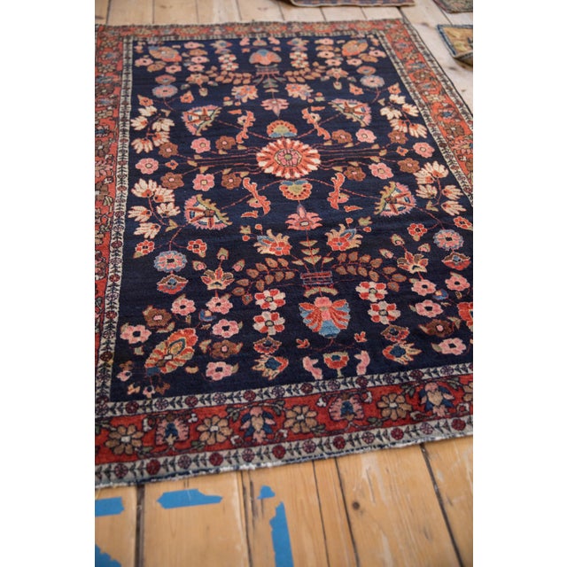 Antique Mohajeran Sarouk Rug - 3'5" x 4'10" For Sale In New York - Image 6 of 10