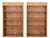 1970s 1970s Pair of 2 Vintage Oak-Grain Bookcases – Matching Pair For Sale - Image 5 of 9