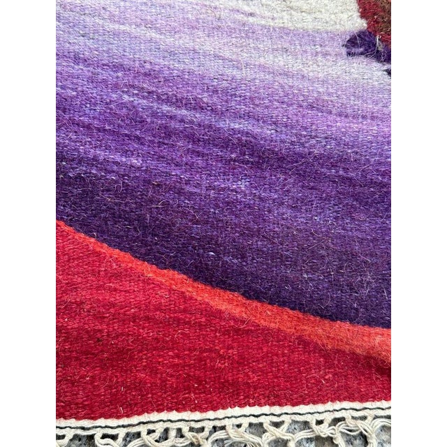 Mid-Century Modern Hand Woven Tapestry, 1960s For Sale - Image 15 of 17
