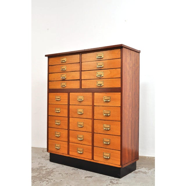 Vintage Mahogany Chest of Drawers, 1950s For Sale - Image 3 of 12
