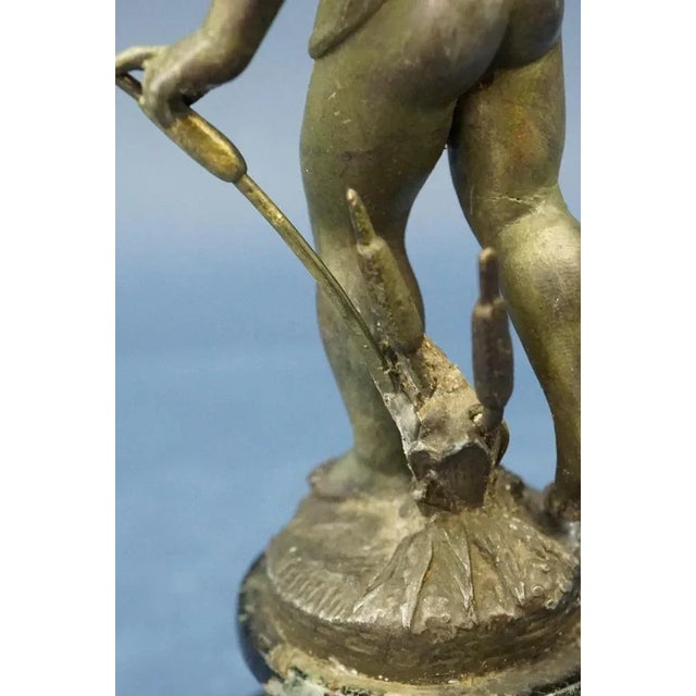 Bronzed Metal La Source Liberty Sculpture of Cherubic Putto by Ernest Justin Ferrand, 19th Century For Sale - Image 16 of 18