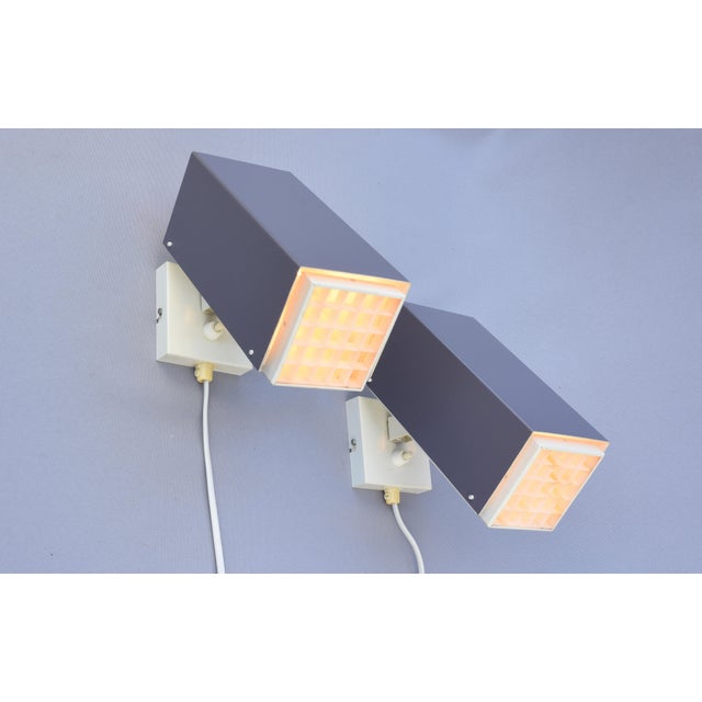 Wall Lamps by Preben Dahl for H.F. Belysning, Denmark, 1960s, Set of 2 For Sale - Image 4 of 15