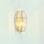 Glashütte Limburg 1960s Mid-Century Modern Glass & Brass Wall Lamps/Sconces From Limburg, Germany For Sale - Image 4 of 8