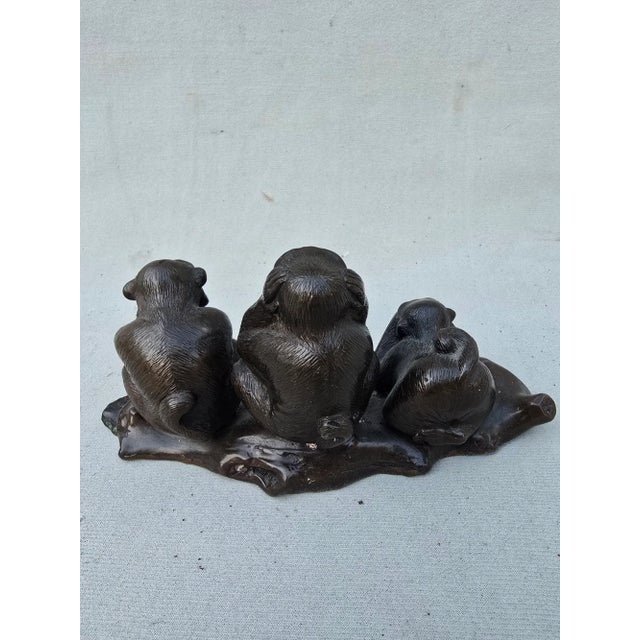 1960s Bronze Monkey Sculpture For Sale In Los Angeles - Image 6 of 8