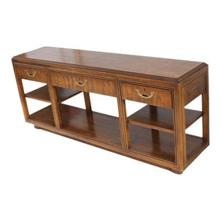 1970s Drexel Heritage Accolade Campaign Console Server For Sale