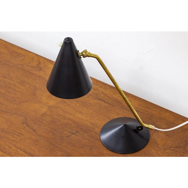 Table Lamp from Holm Sørensen & Co, 1950s For Sale - Image 3 of 9