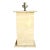 Vintage Travertine Table Lamp For Sale