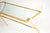 Gold Vintage Italian Acrylic Glass and Gilt Console Table, 1970s For Sale - Image 8 of 11