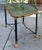 1 of 2 Dennis & Leen Regency Style Bland & Gold Mirror Top Side Table For Sale In Los Angeles - Image 6 of 7