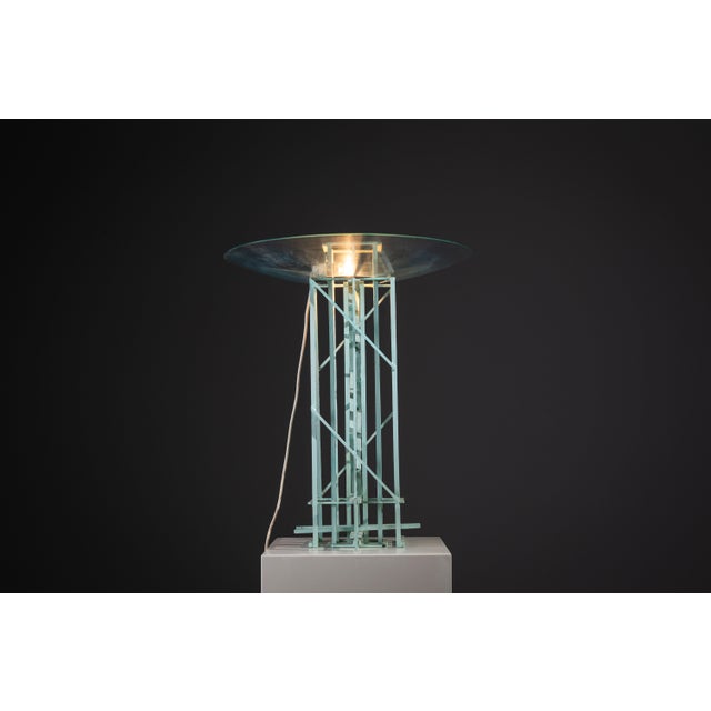 Contemporary Vintage Constructivist Lamp, 1970s For Sale - Image 3 of 18